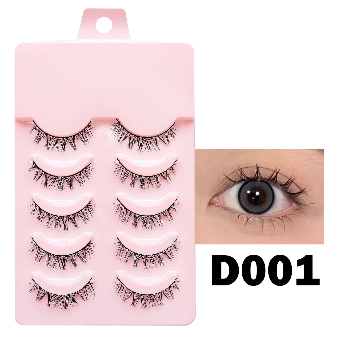 Manga Lashes 5pairs Natural Lashes 19 Styles of False Eyelashes Faux Cils Anime Lashes Soft  Daily Dating Lashes