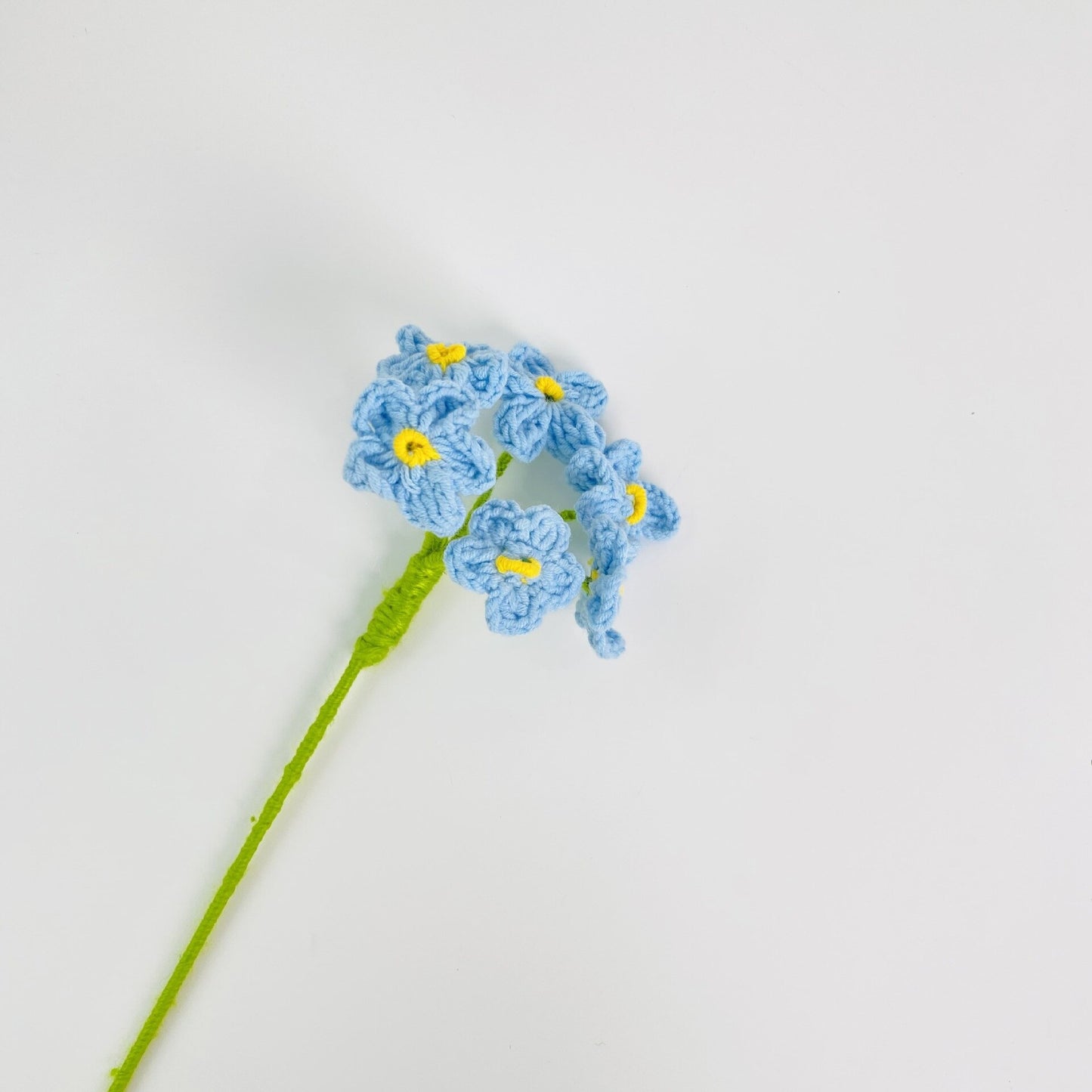 1pcs Hand-Knitted Flower Daisy Flower Lavender Sunflower Knitting Flower Knit Home Decor