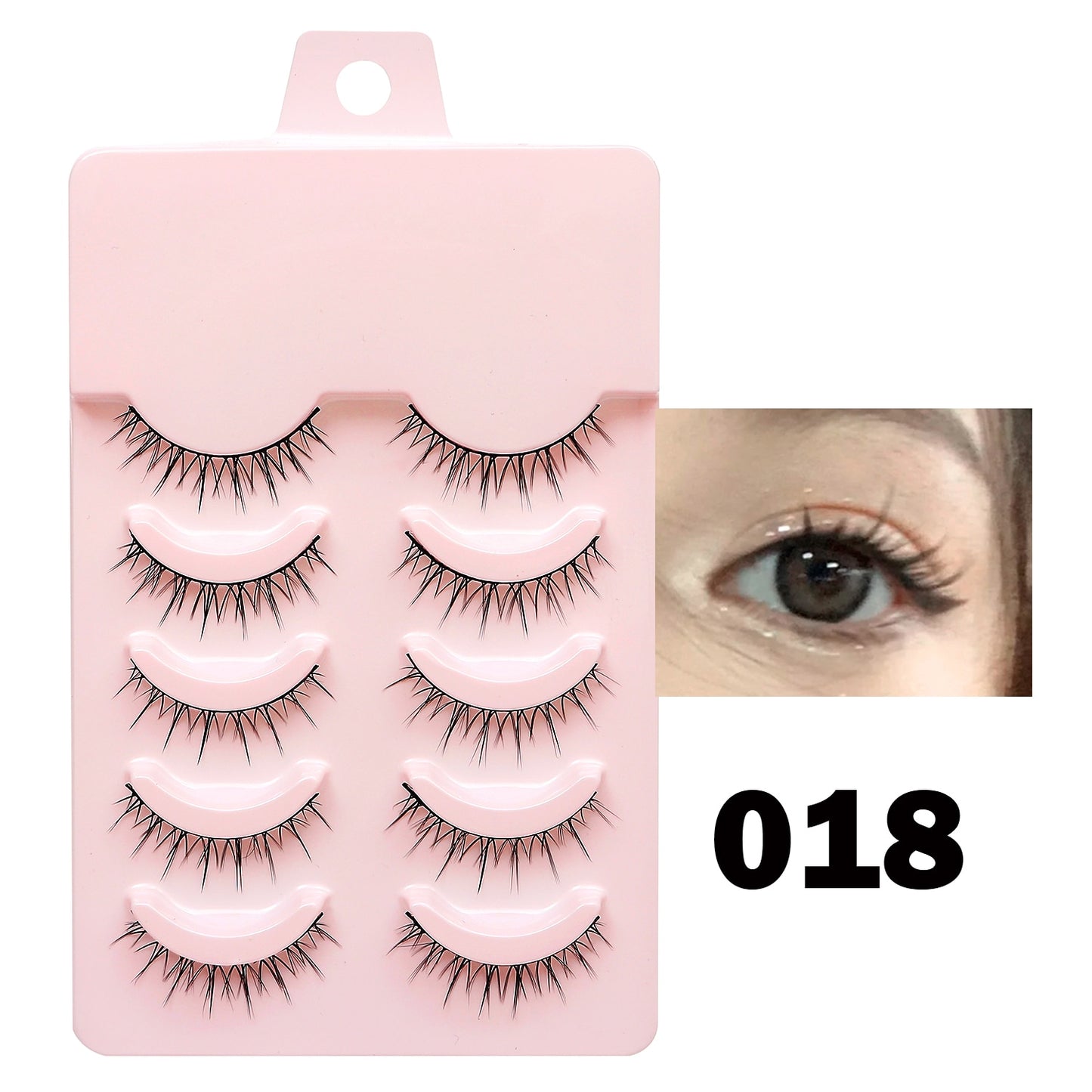 Manga Lashes 5pairs Natural Lashes 19 Styles of False Eyelashes Faux Cils Anime Lashes Soft  Daily Dating Lashes