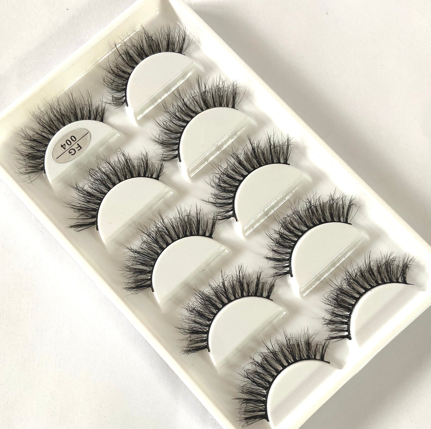 5 Pairs Handmade 3d mink lashes short False Eyelashes Dense Natural Long Messy Eye Lashes Reusable Stage False Eyelashes