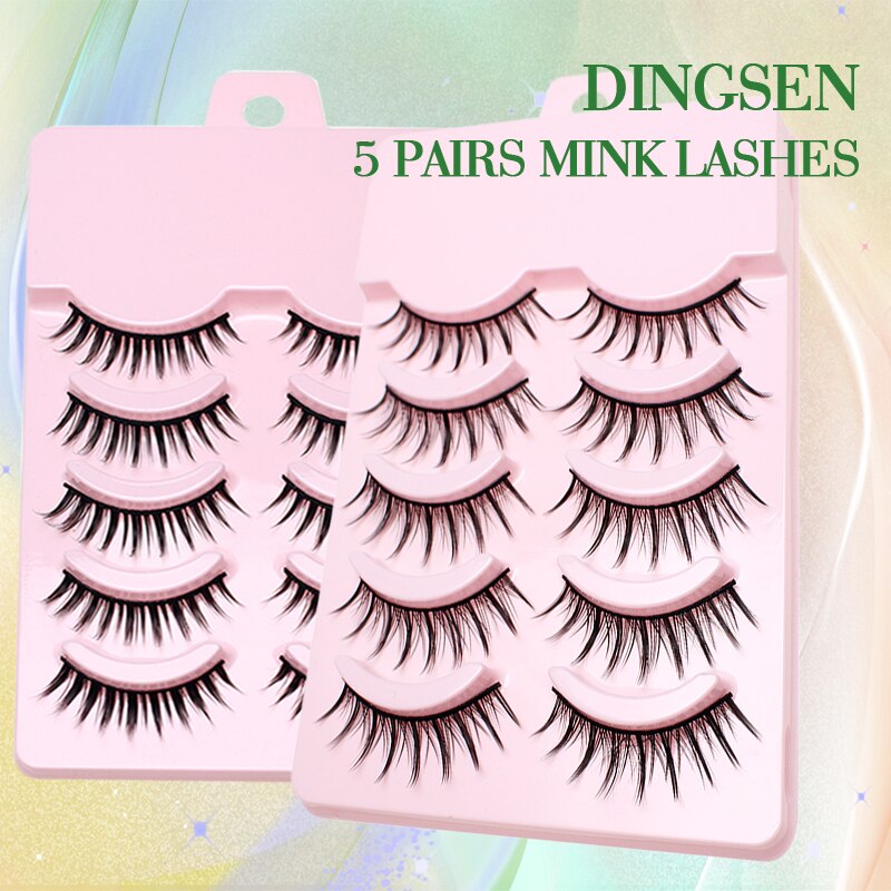 Natural False Eyelashes Extension Nude Look Eye Lashes Japanese Lashes Air Lashes