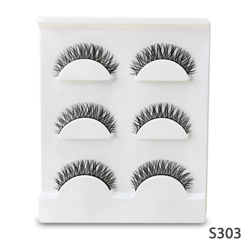Cat Eye Lashes Faux Mink Eyelashes Natural long Full Strip Lashes Winged End Eye Elongated Fake Lashes Soft Eyelashes