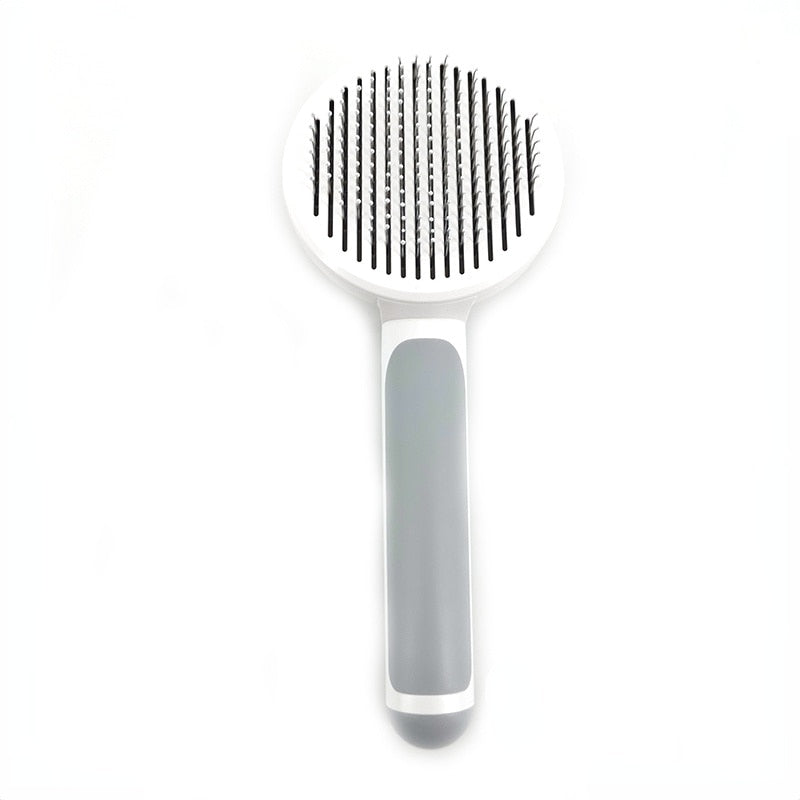 Self Cleaning Slicker Brush for Dog and Cat Removes Undercoat Tangled Hair Massages Particle Pet Comb
