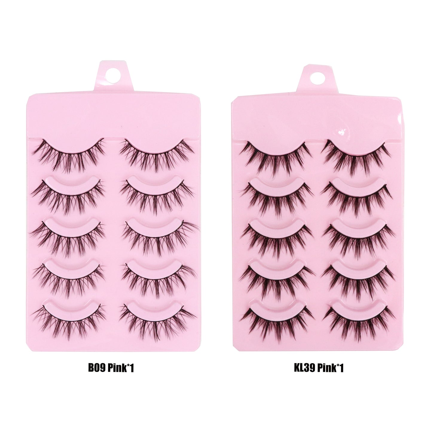 5 Pair Manga Lashes Little Devil Anime Cosplay Natural Wispy Fairy Cross Lashes Manga Fake Eyelashes