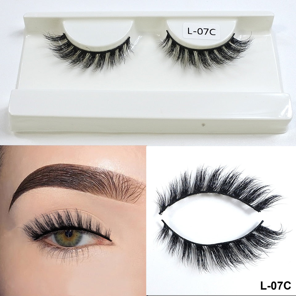 Cateye Lashes End Eye Elongate Fake Eyelashes Natural Winged Fox Eye Lashes Mink