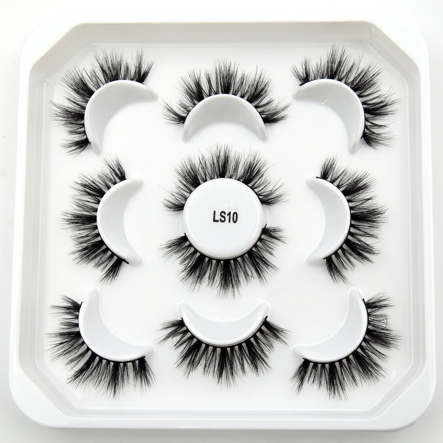 5paris/10pairs Faux Mink Eyelashes Make Up False Cils Hand Made Fake Eyelashes Wholesale Thick Eyelashes Extension