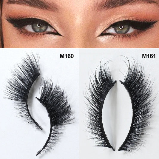 Mink Eyelashes 10mm-18mm Short Natural 3d Mink Lashes Winged Cateye Lashes