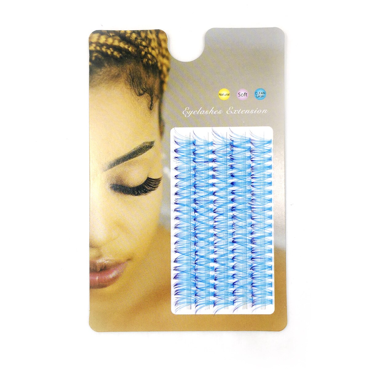 100Fans Large capacity Premade Volume Fans 30D-40D colored Eyelashes Short Stem mix colourful Lashes Extensions