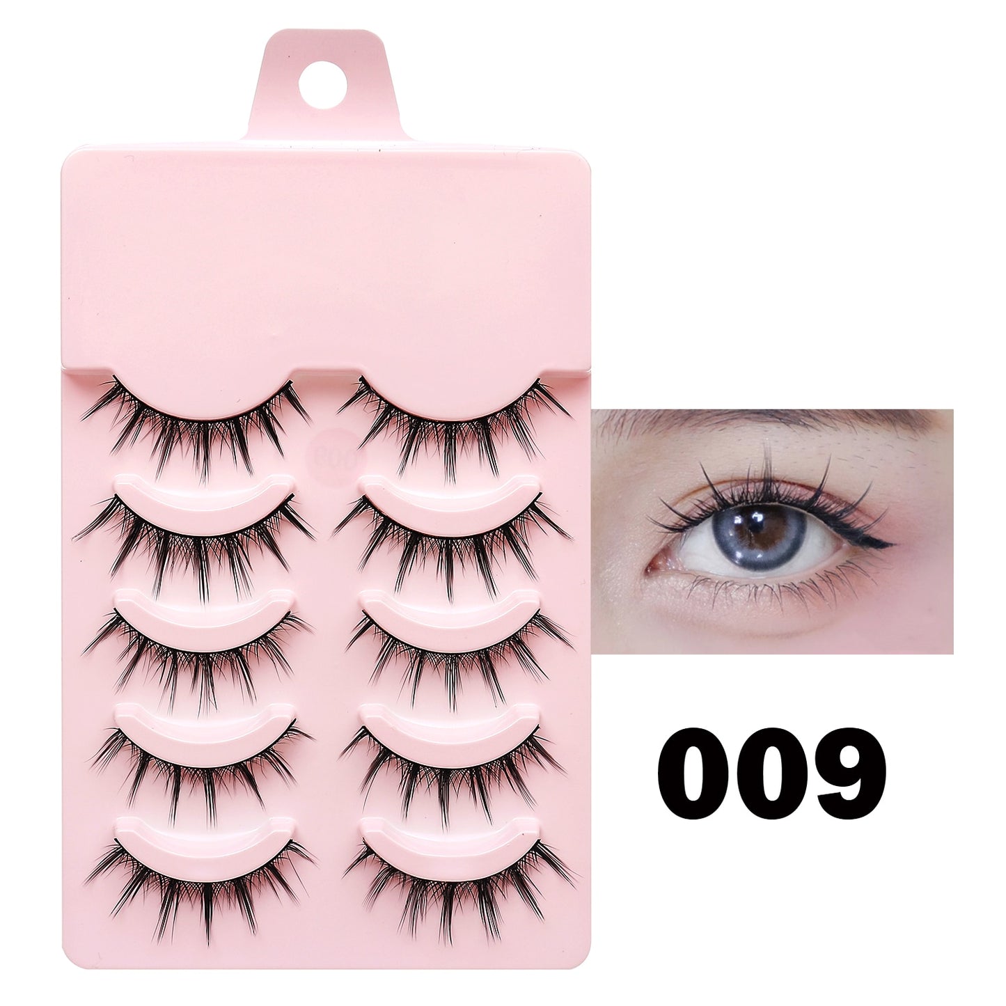 Manga Lashes 5pairs Natural Lashes 19 Styles of False Eyelashes Faux Cils Anime Lashes Soft  Daily Dating Lashes