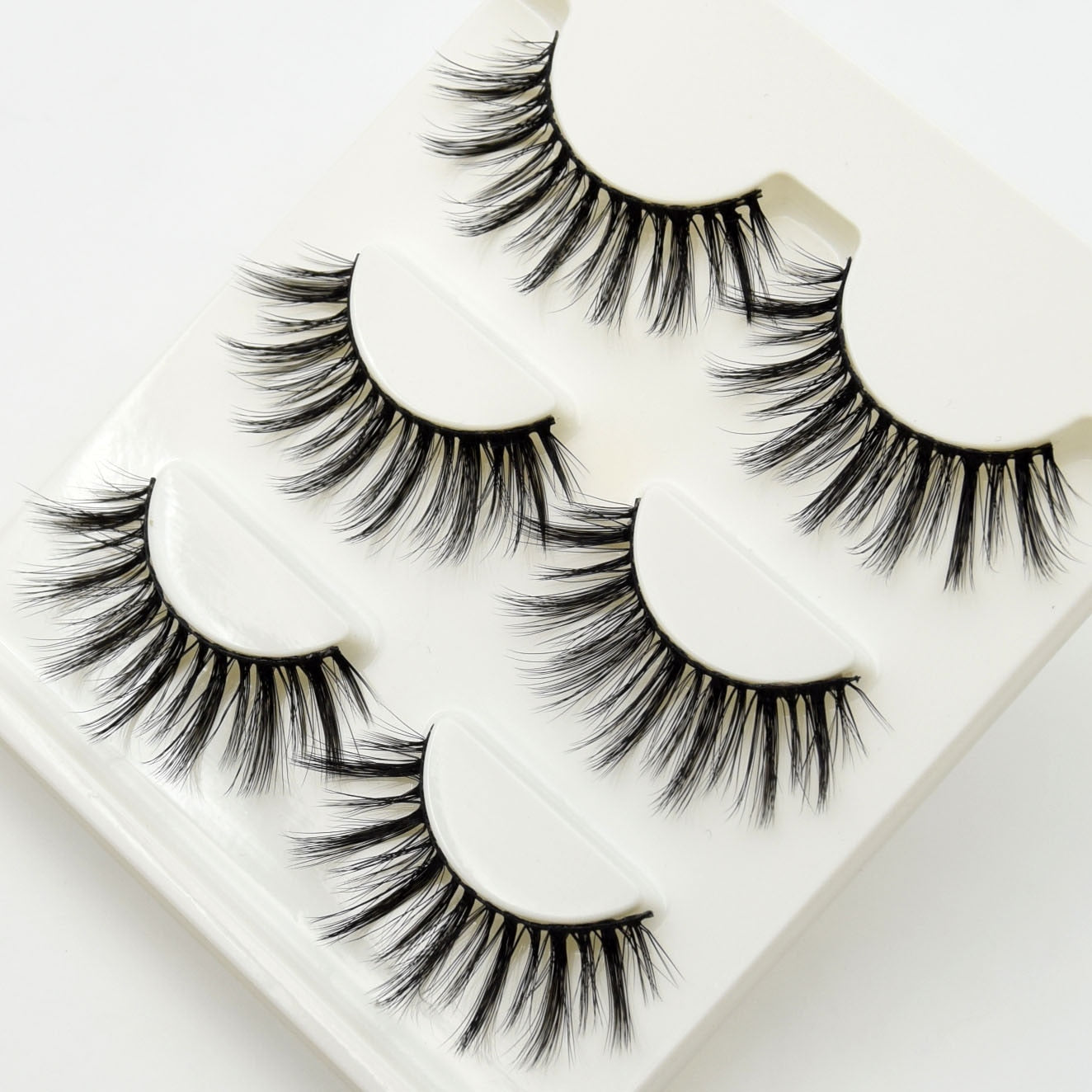 5paris/10pairs Faux Mink Eyelashes Make Up False Cils Hand Made Fake Eyelashes Wholesale Thick Eyelashes Extension