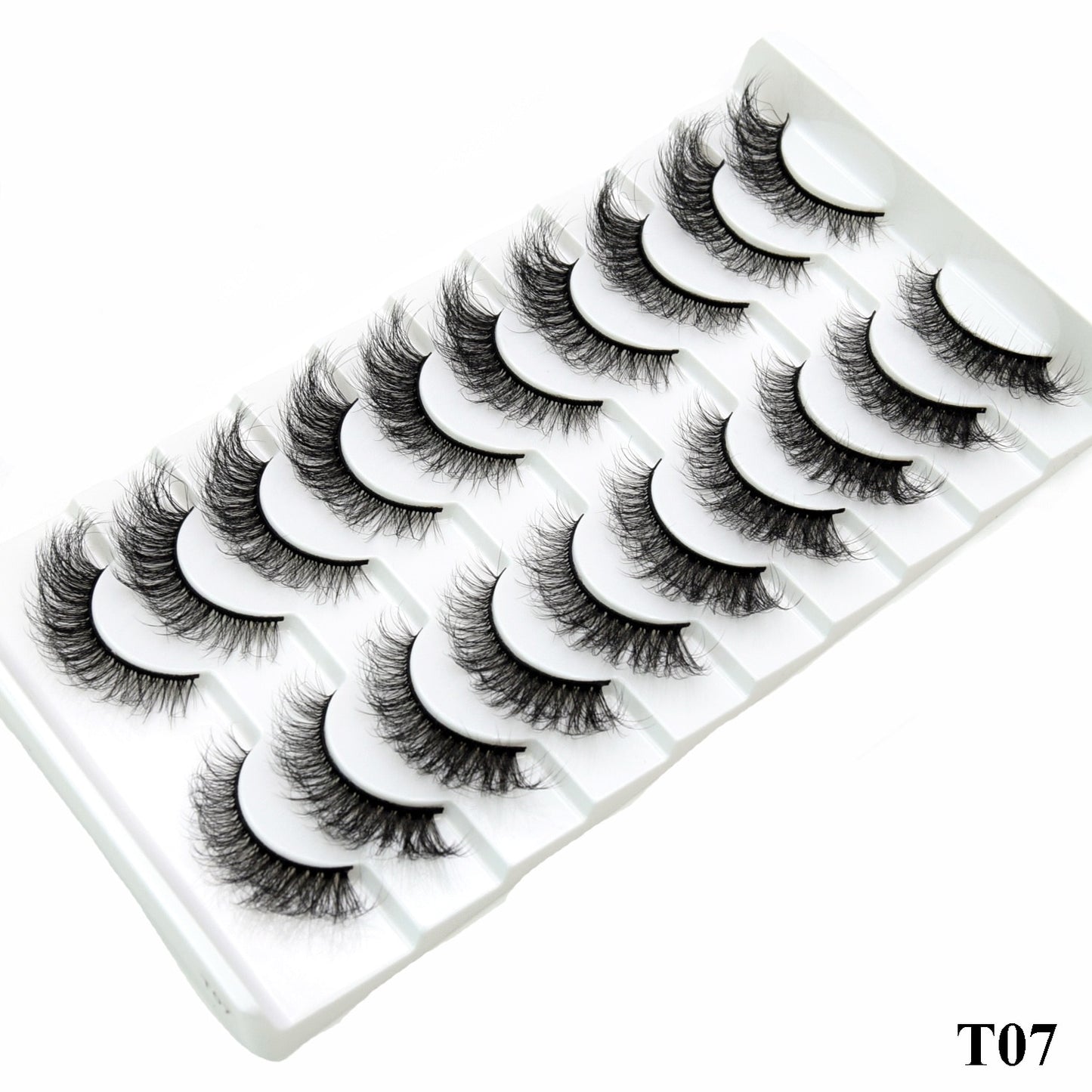 5paris/10pairs Faux Mink Eyelashes Make Up False Cils Hand Made Fake Eyelashes Wholesale Thick Eyelashes Extension
