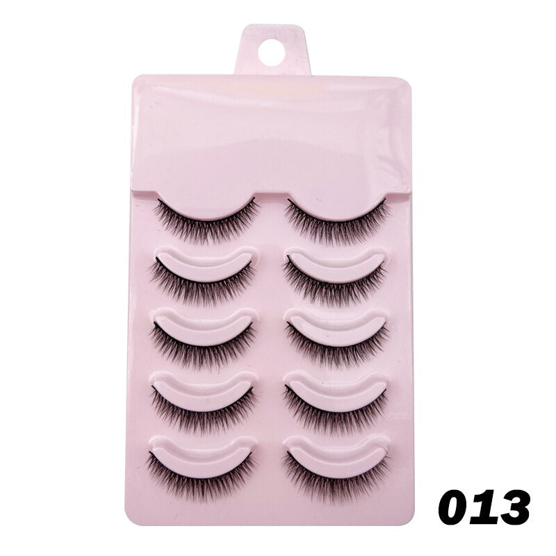 Natural False Eyelashes Extension Nude Look Eye Lashes Japanese Lashes Air Lashes