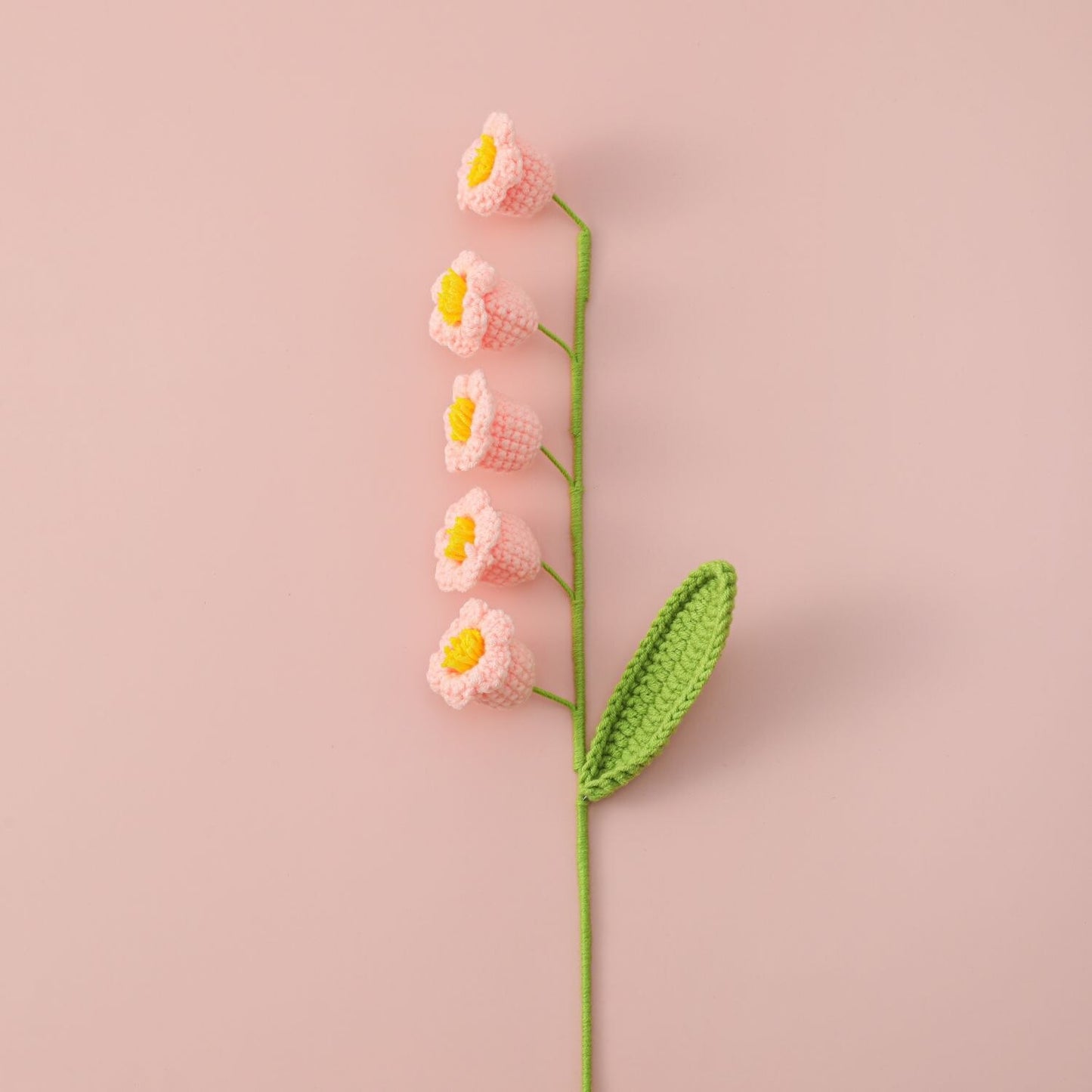 Knit Flower Lily Tulips Fake Flowers Bouquet Decoration Hand-woven Home Decorate Creative Knitting Flowers