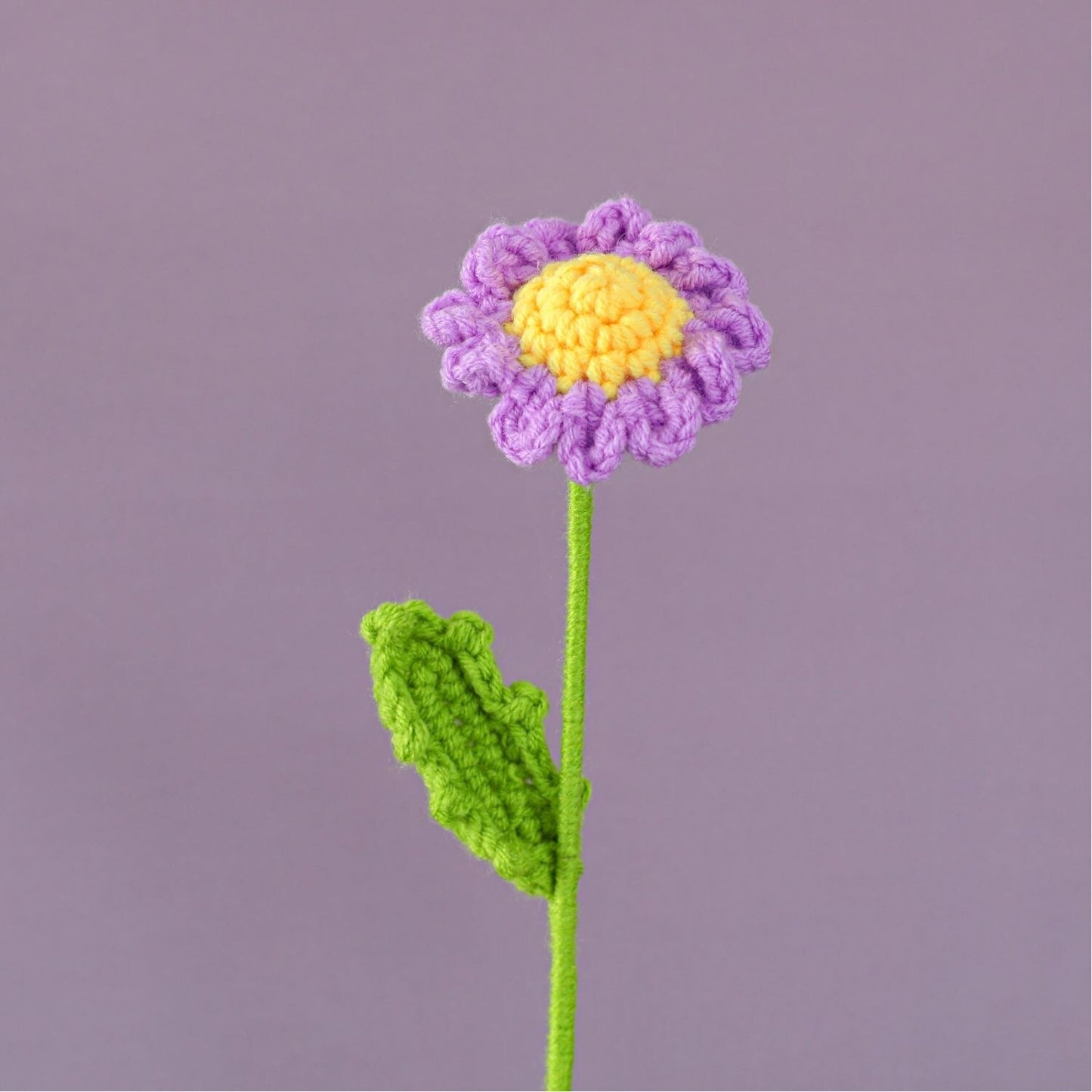 Knit Flower Lily Tulips Fake Flowers Bouquet Decoration Hand-woven Home Decorate Creative Knitting Flowers
