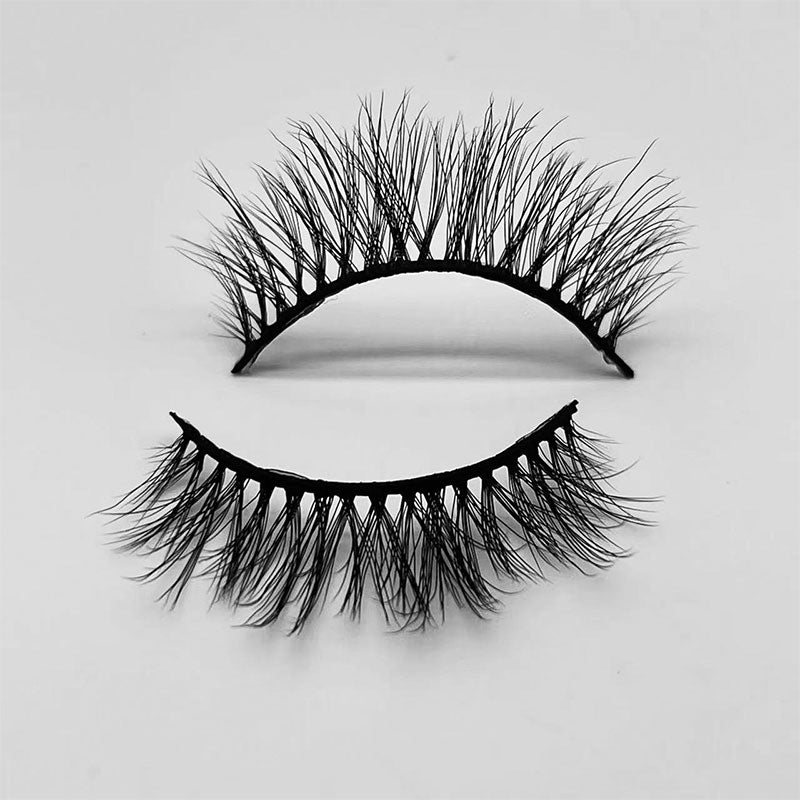 Handmade False Eyelashes Thick Cluster Natural Long Lashes Elongated Eyes Winged Eyelash Lash Extension