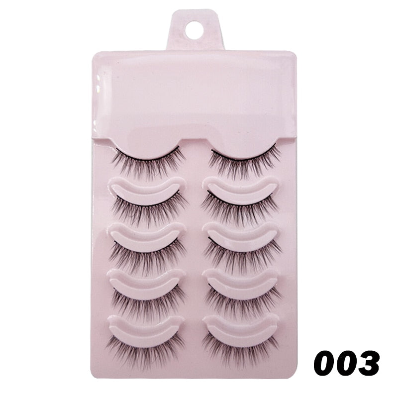 Natural False Eyelashes Extension Nude Look Eye Lashes Japanese Lashes Air Lashes
