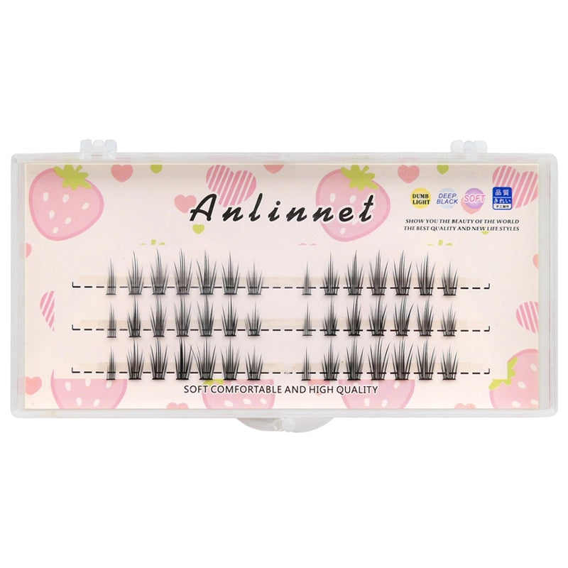 Japanese Fairy False Eyelashes Cos Handmade False Eyelashes Little Devil Big Eyes Naturally Thick Lolita Eyelashes