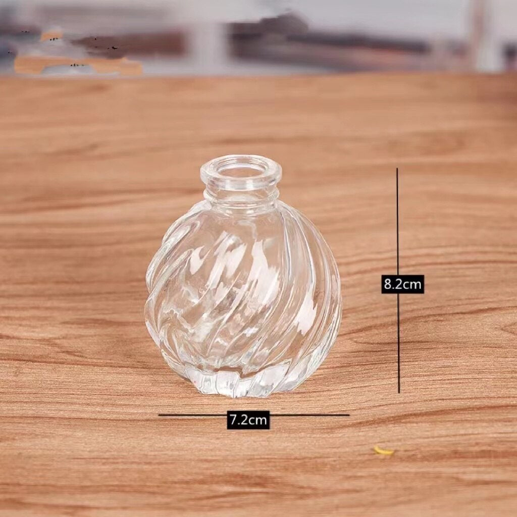 Simple Transparent Glass Small Vase Nordic Decoration Living Room Flower Home