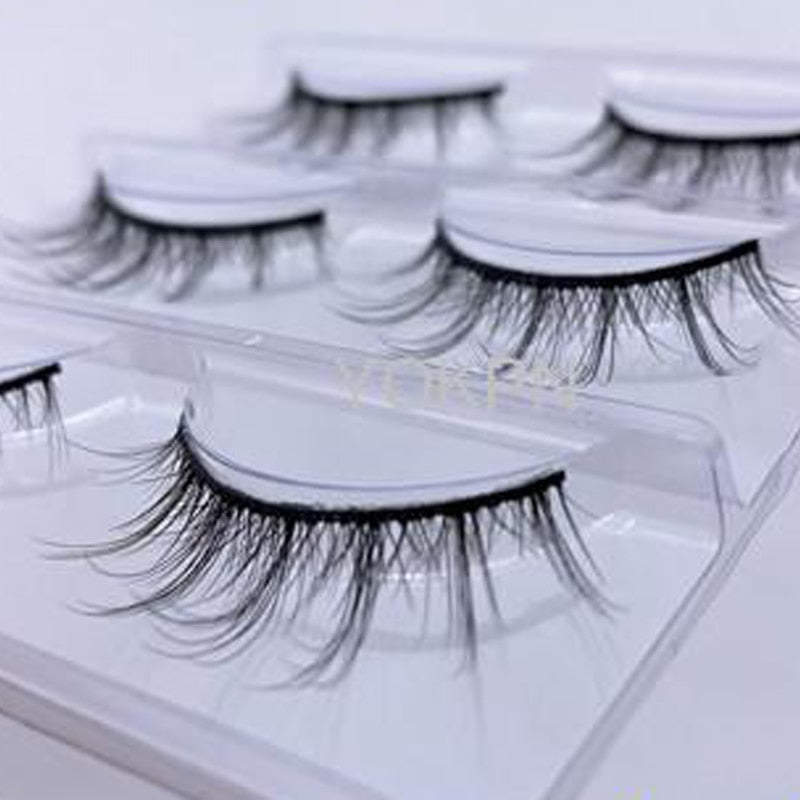 False Eyelashes Artificial Eyelashes Stickers Net Red with The Same Natural A-Type Fairy Hair