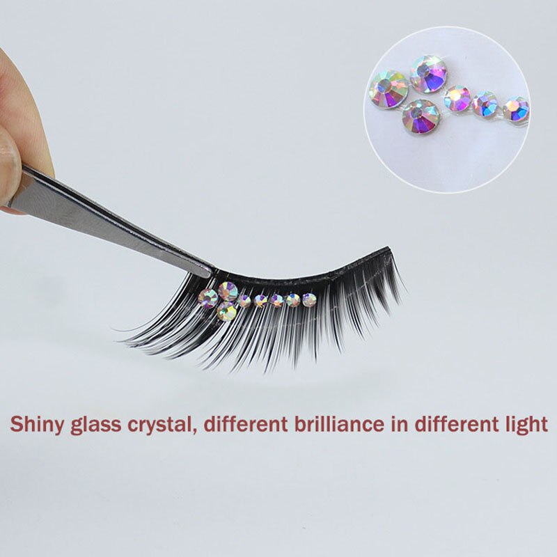 diamond eyelashes thick long eyelashes stage eyelashes exaggerated false eyelashes 5 pairs of boxed