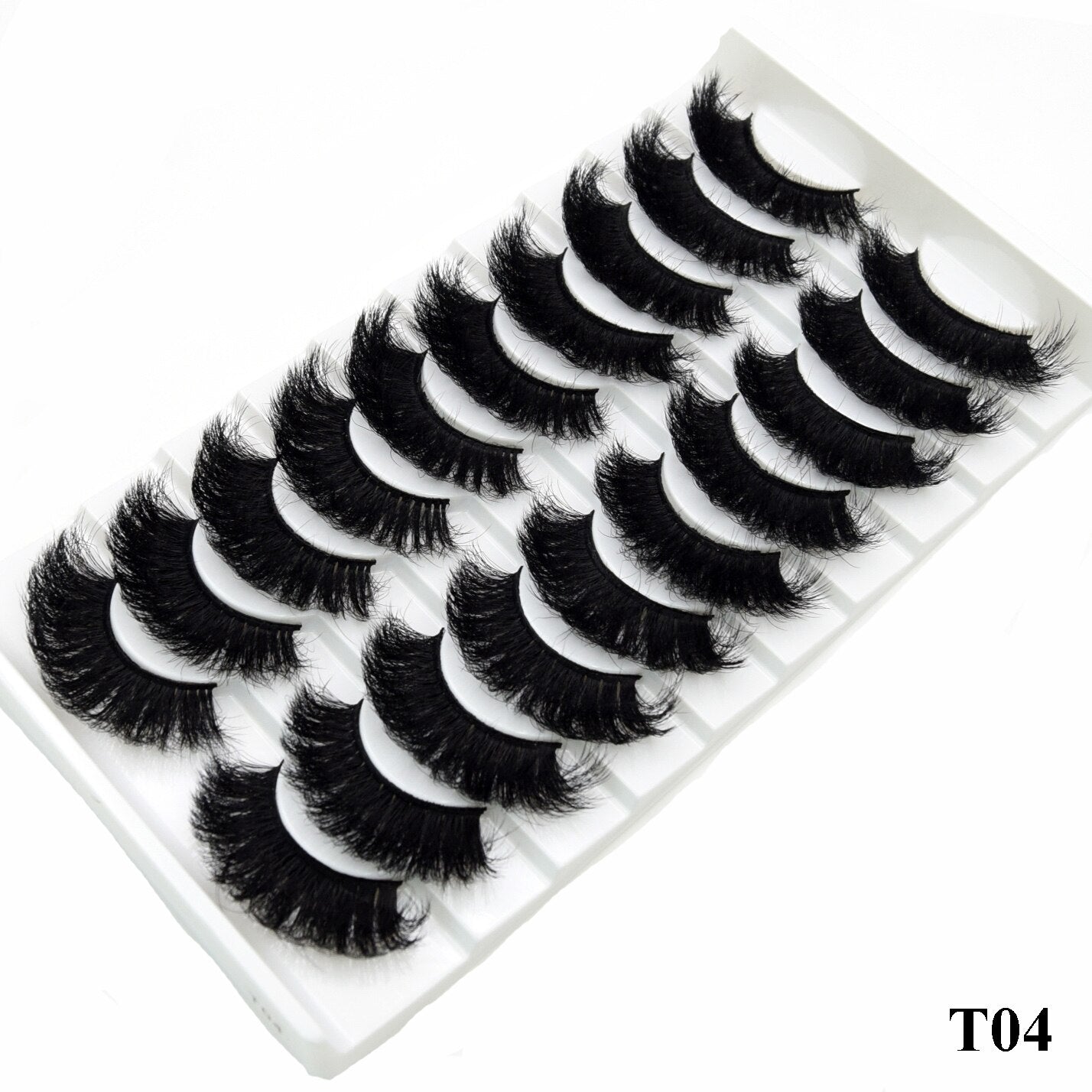 5paris/10pairs Faux Mink Eyelashes Make Up False Cils Hand Made Fake Eyelashes Wholesale Thick Eyelashes Extension