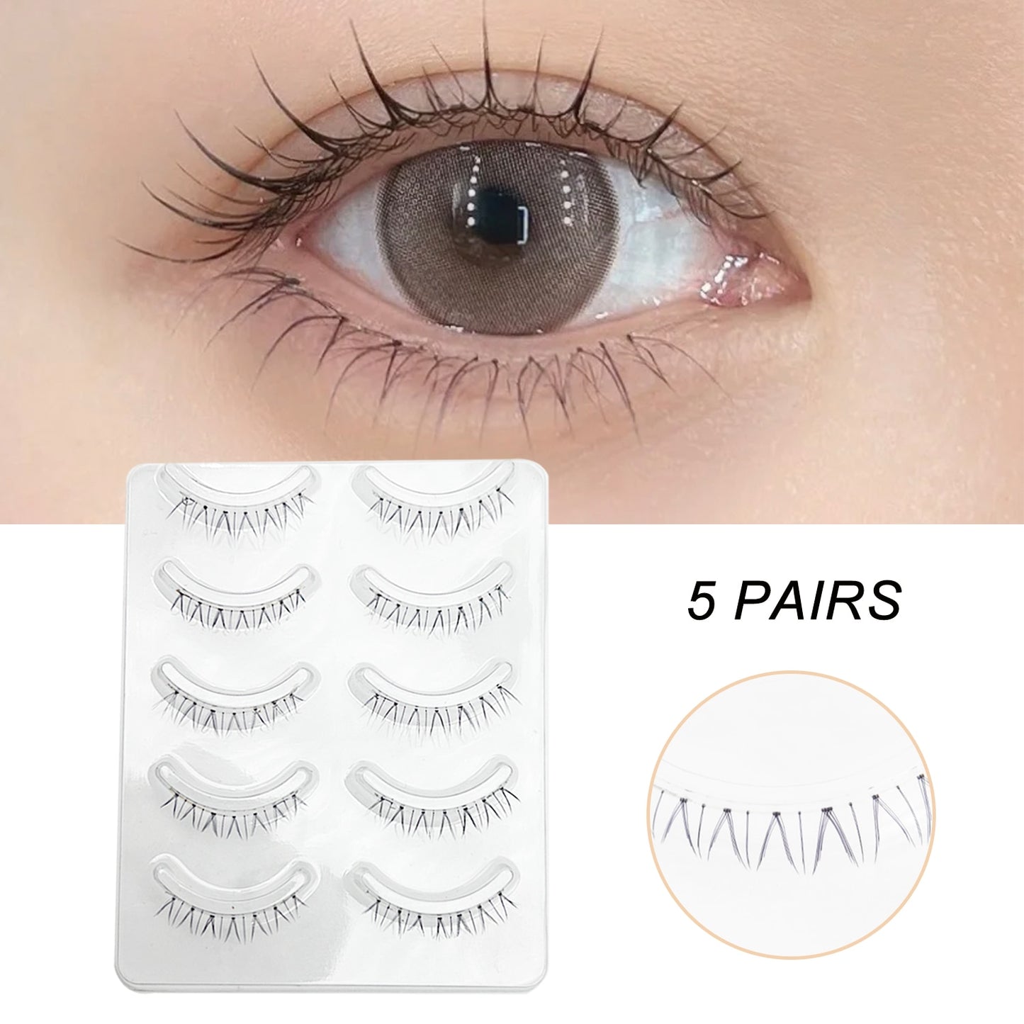 Manga Lashes Soft Natural Thick False Eyelashes Manga Eyelashes Daily Dating Eyelashes Lashes