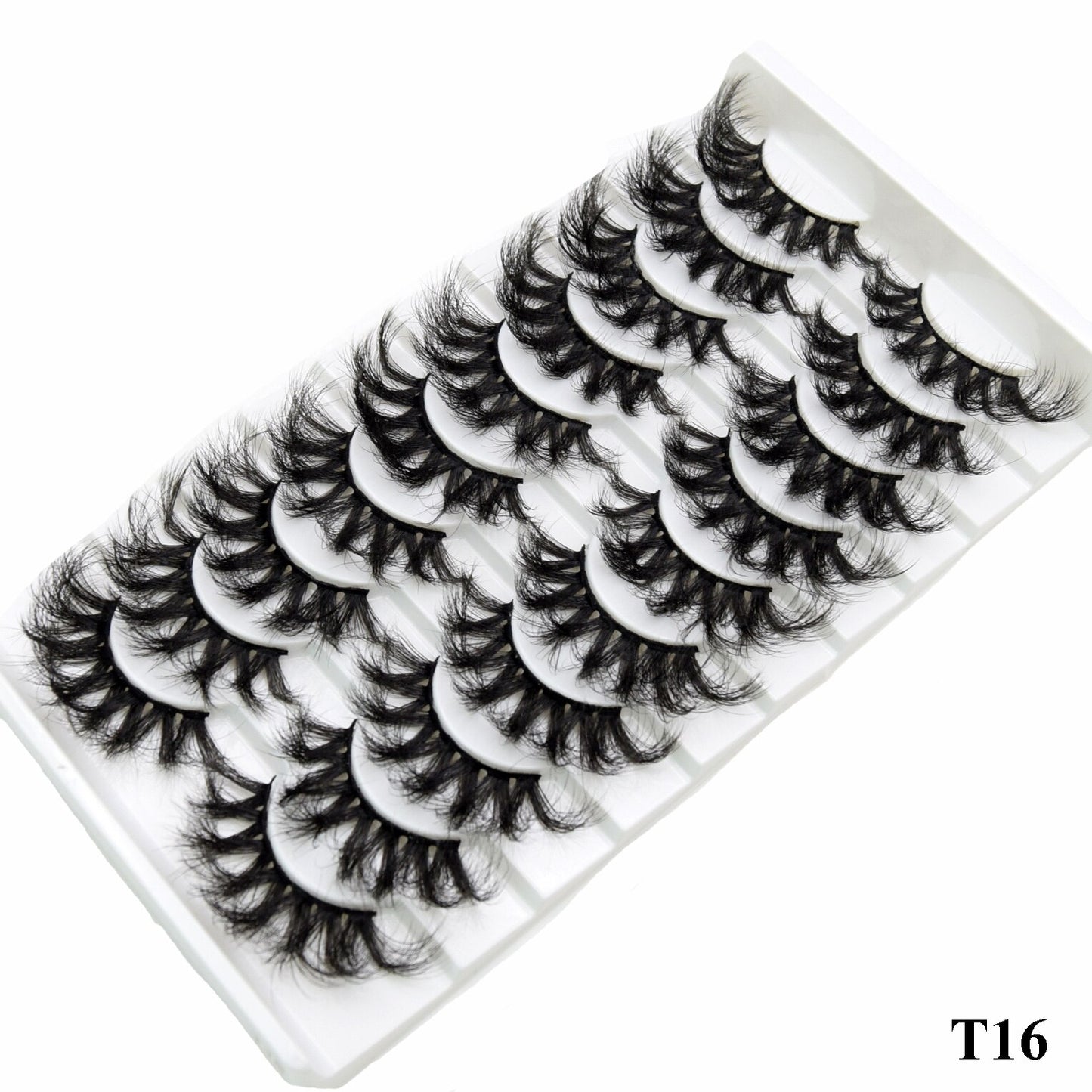 5paris/10pairs Faux Mink Eyelashes Make Up False Cils Hand Made Fake Eyelashes Wholesale Thick Eyelashes Extension