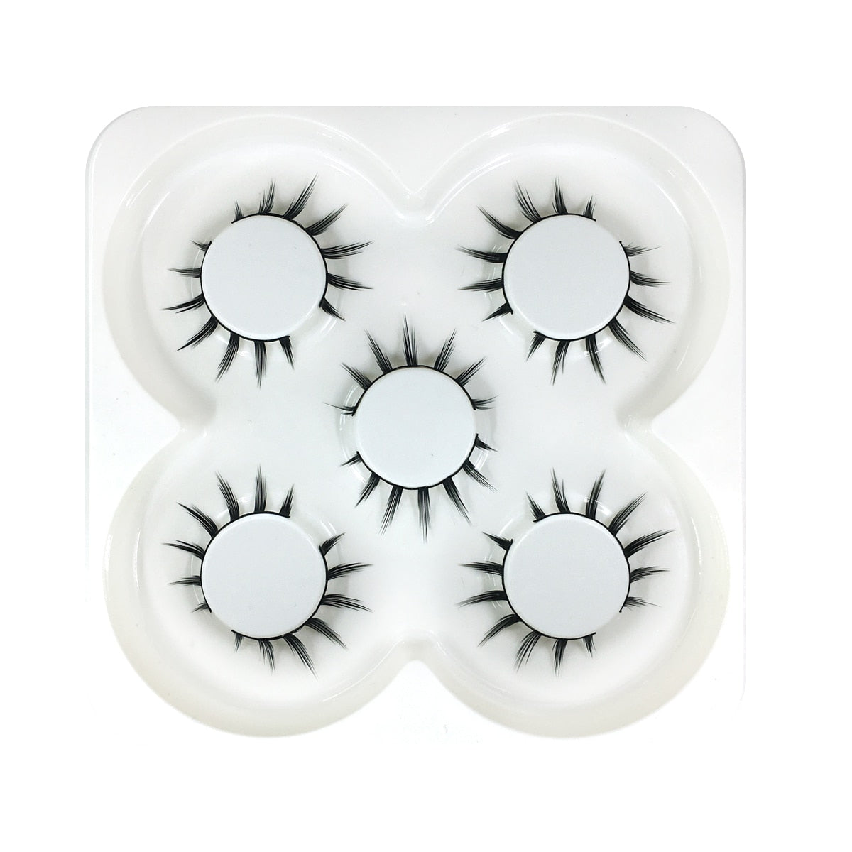 2/5Pairs Eyelashes 3D Natural False Soft Mink eyelash extension Makeup lashes