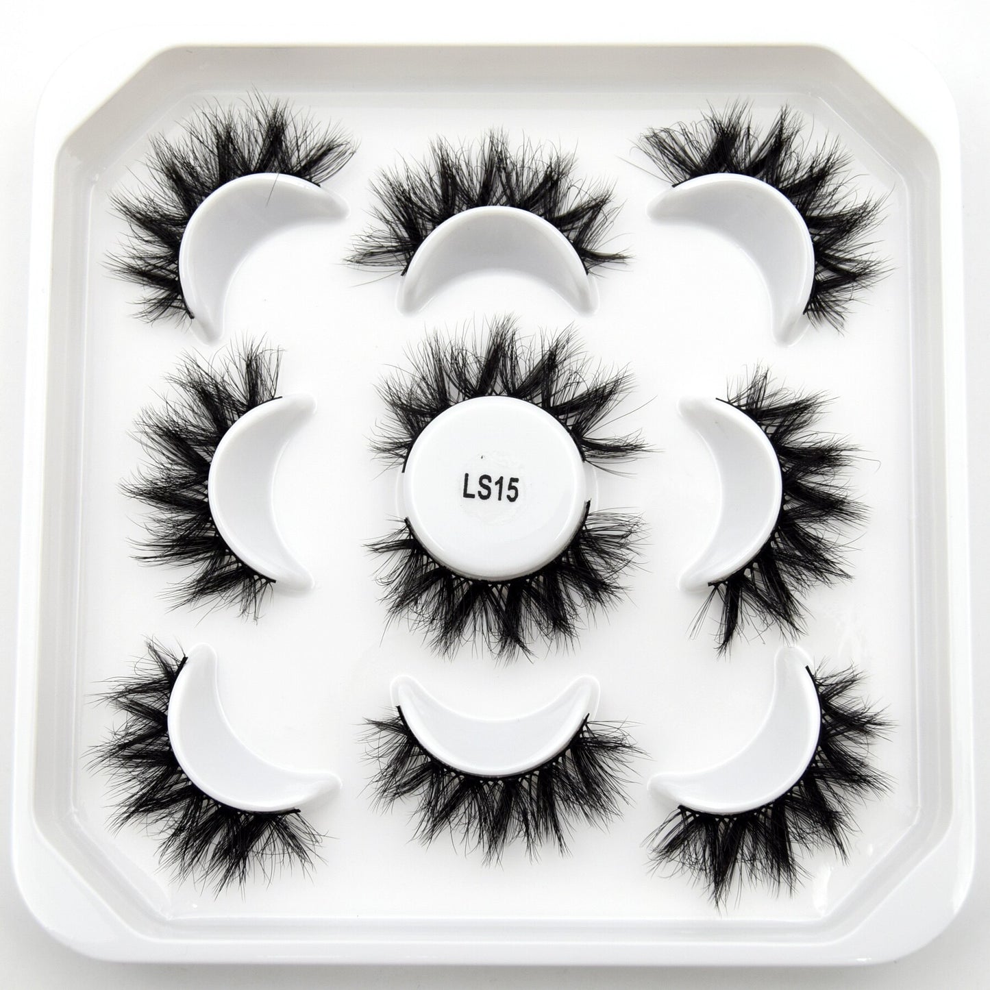 5paris/10pairs Faux Mink Eyelashes Make Up False Cils Hand Made Fake Eyelashes Wholesale Thick Eyelashes Extension