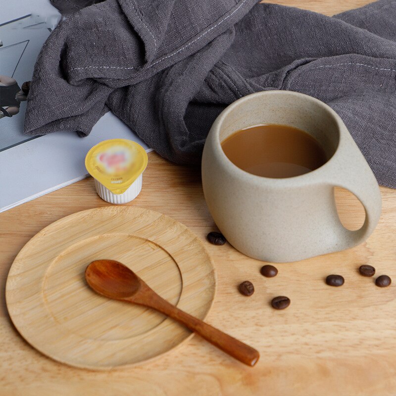 Retro Ceramic Mug Stoneware Coffee Cup Milk Cup Home Japanese TeaCup Drinking Mug breakfast cup