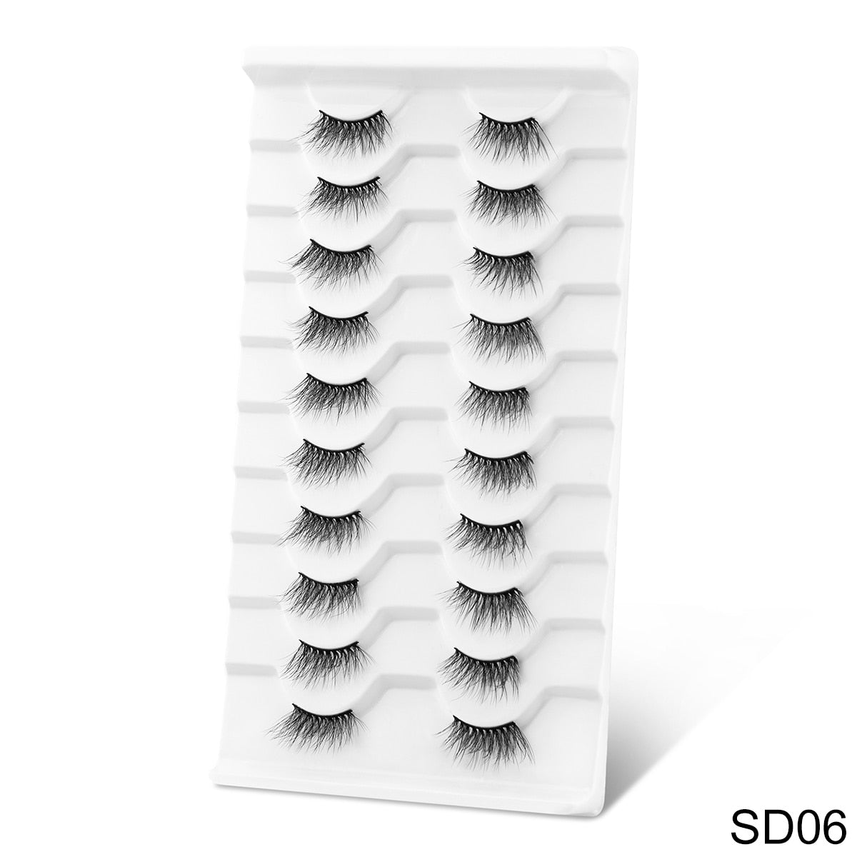 Half Eye Lashes 6D Faux Mink Natural Fluffy Eyelashes Cils Fake Eyelash Extension