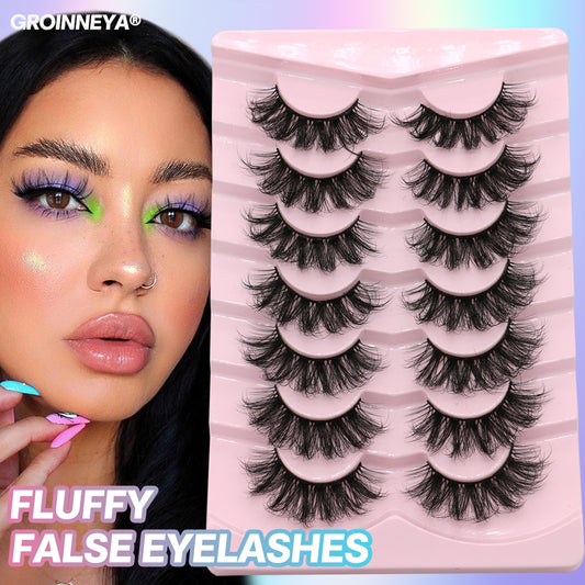 5/7 Eyelashes 3D Mink Lashes Long Lashes Natural Volume False Eyelash
