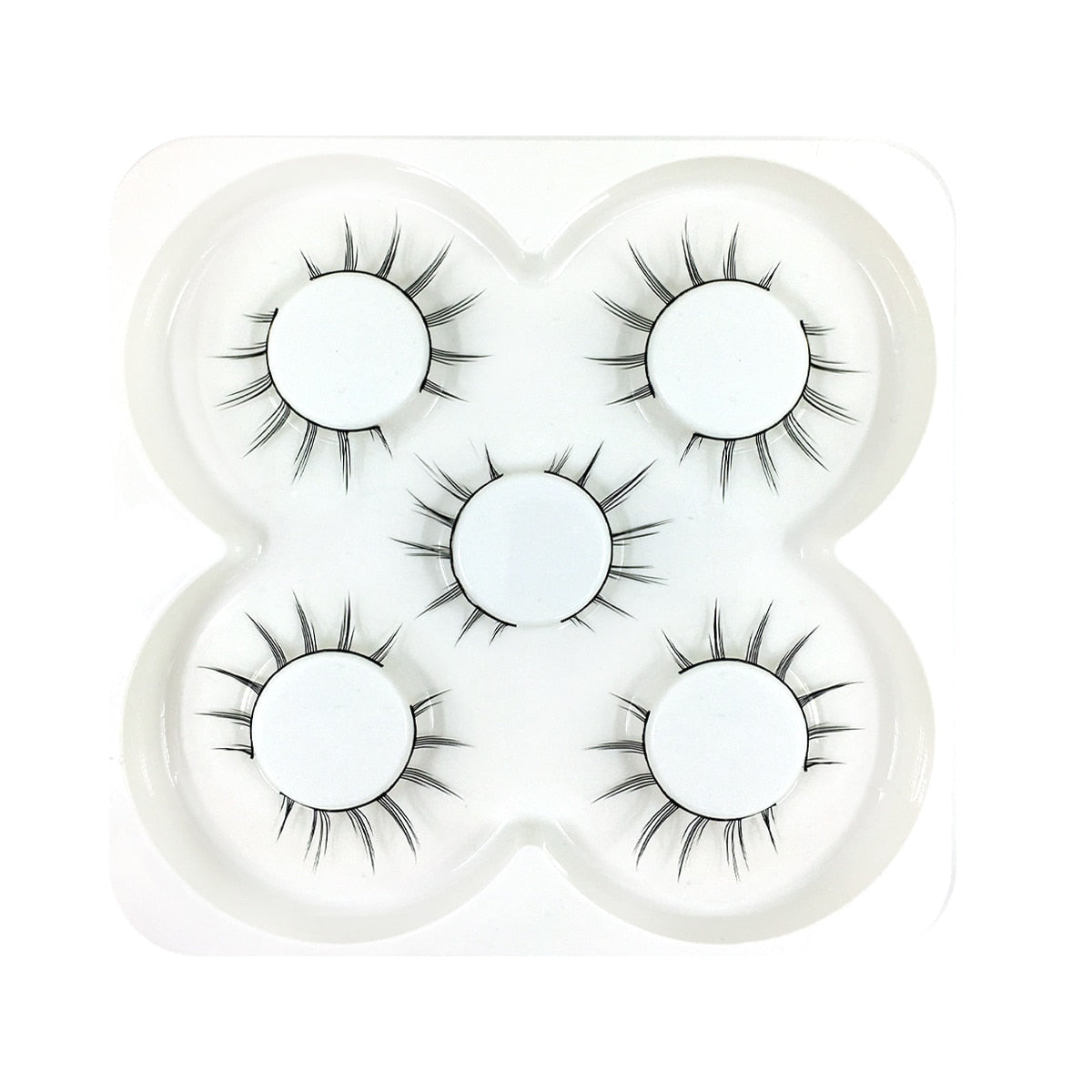 2/5Pairs Eyelashes 3D Natural False Soft Mink eyelash extension Makeup lashes