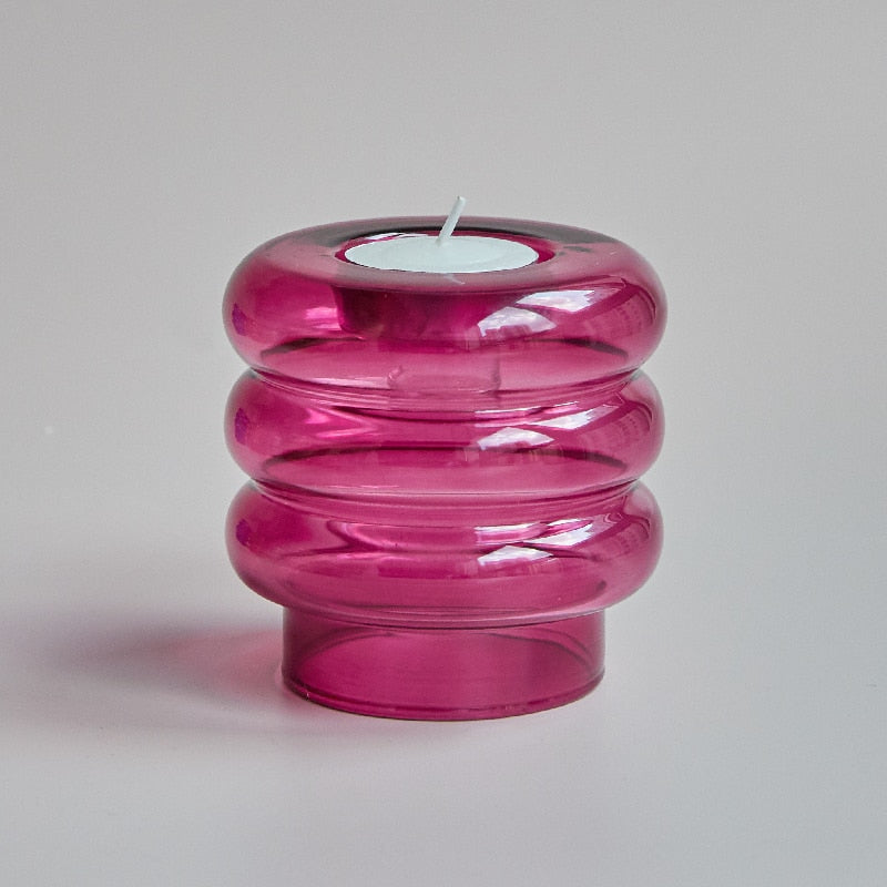 Dual Purpose Candlestick Taper Candle Holders Tealight Candlesticks for Home Decoration Party Vase Table Centerpiece