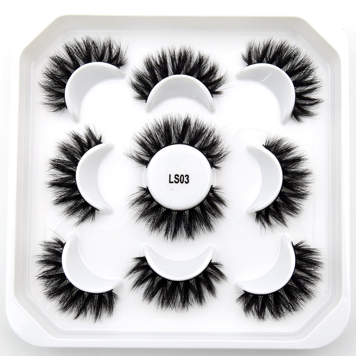 5paris/10pairs Faux Mink Eyelashes Make Up False Cils Hand Made Fake Eyelashes Wholesale Thick Eyelashes Extension