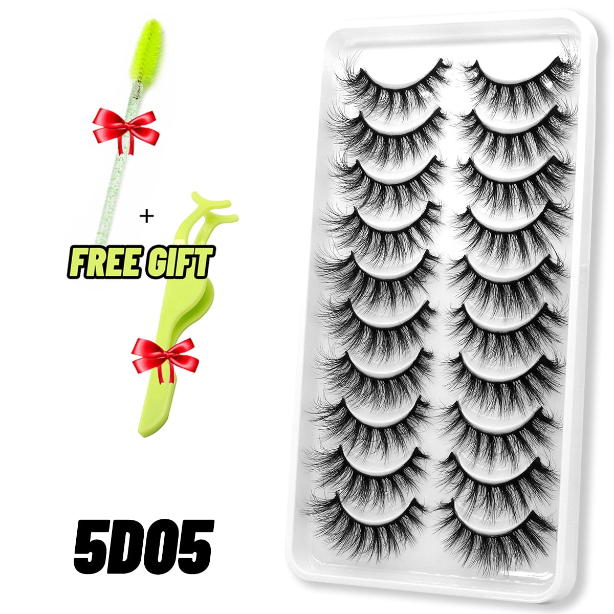 Eyelashes 3D Mink Lashes Fluffy Soft Wispy Natural Cross Eyelash Extension Reusable Lashes Mink False Eyelashes