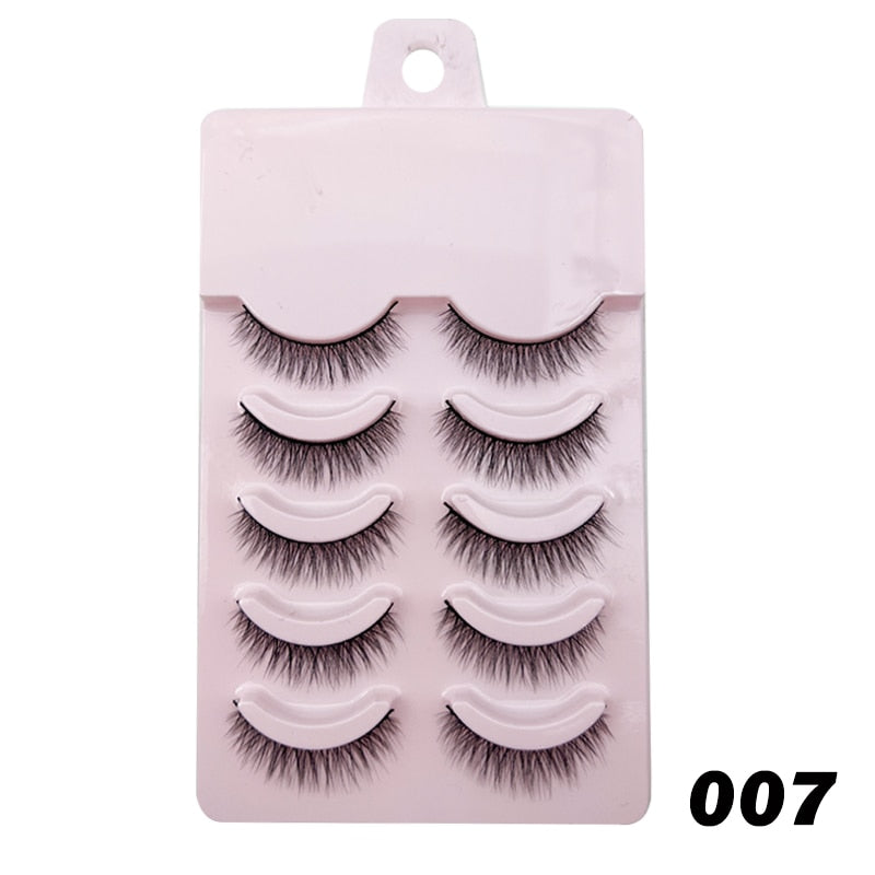 Natural False Eyelashes Extension Nude Look Eye Lashes Japanese Lashes Air Lashes