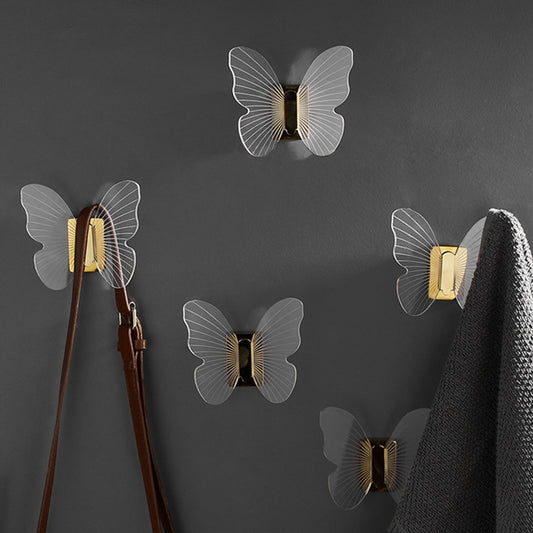 butterfly key holder wall decor home decoration accessories hook decorative hooks wall coat rack hook wall hook