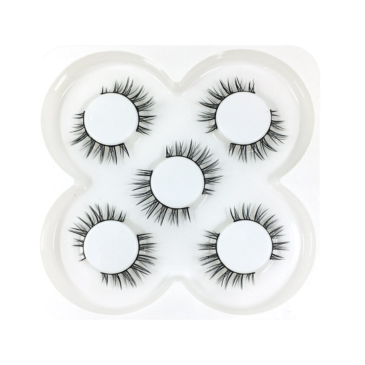 2/5Pairs Eyelashes 3D Natural False Soft Mink eyelash extension Makeup lashes