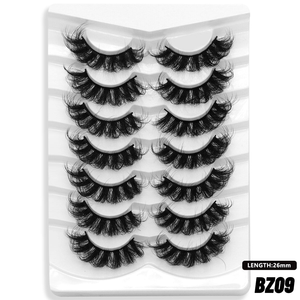 5/7 Pairs Eyelashes Long Lasting Fluffy Wispy Natural Mink Lashes Dramatic Volume lashes Extension Thick Long