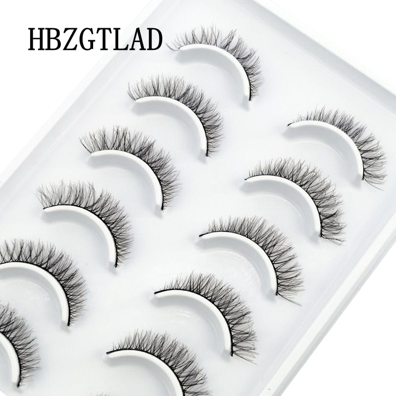 10 Pairs 3D Mink False Eyelashes Natural/Thick Eye Lashes  Fluffy Russian eyelahses Reusable