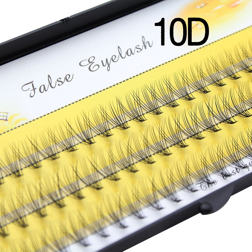 Fluffy 40D Eyelash Extension Mega Thick Natural Long Volume Effect Faux Lahses Bunche Individual