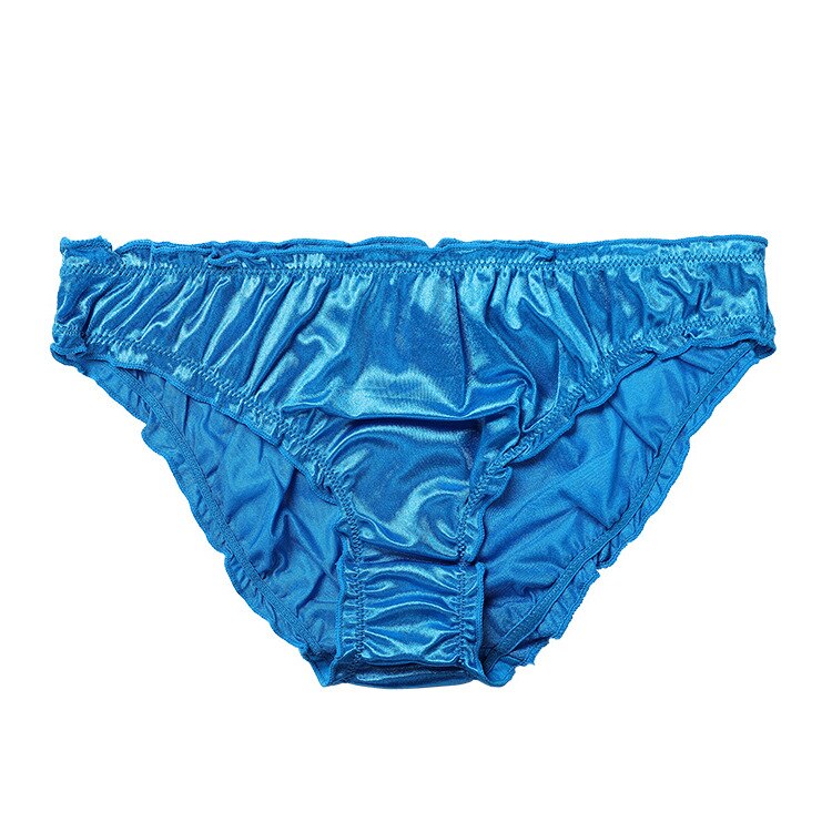 Large Size Ladies Underwear Low Waist Spot Sexy Soft Comfortable Super Elastic Satin Pants Cotton
