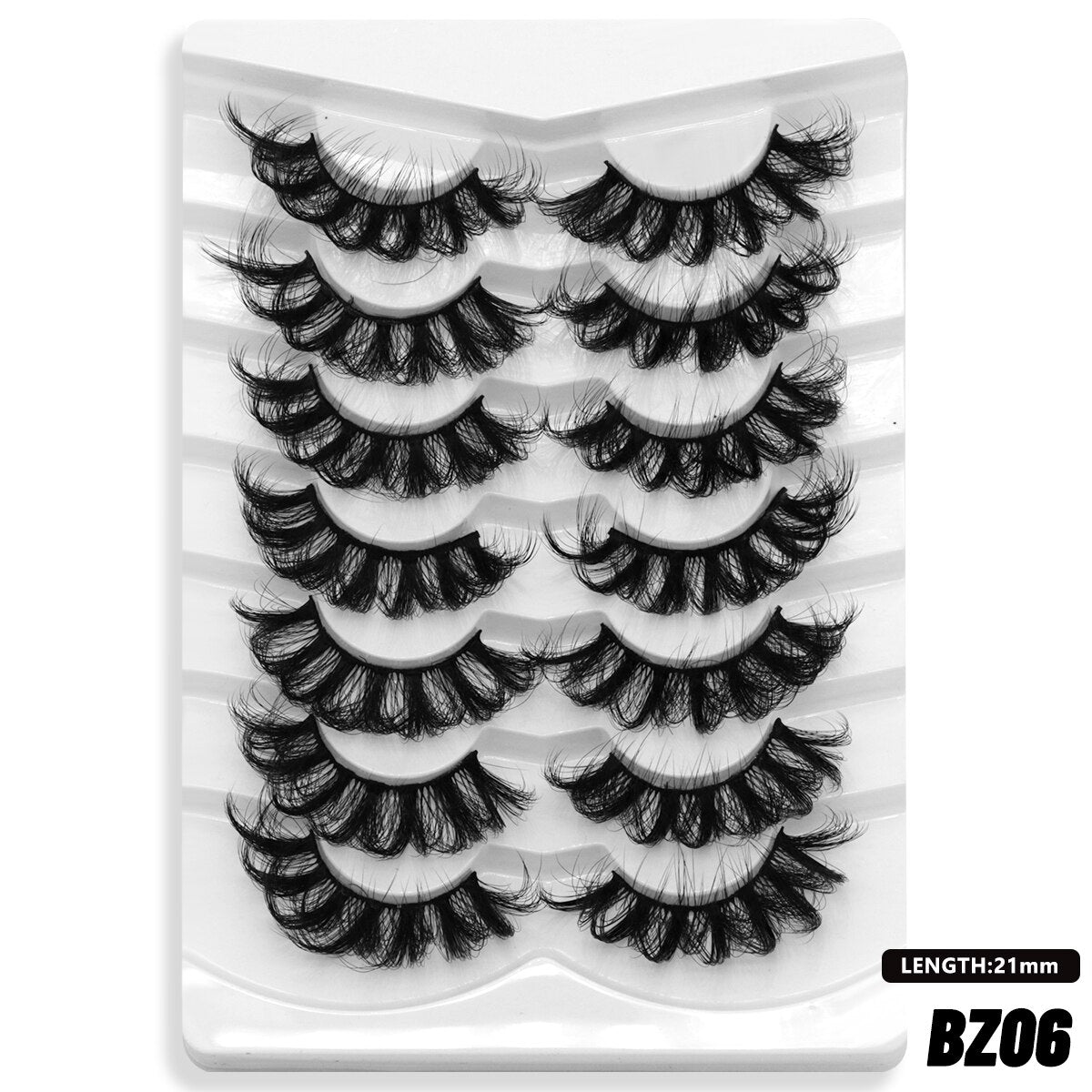 5/7 Pairs Eyelashes Long Lasting Fluffy Wispy Natural Mink Lashes Dramatic Volume lashes Extension Thick Long