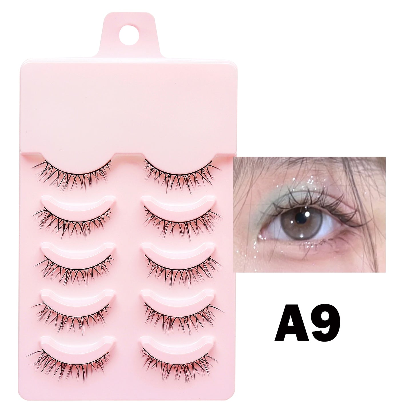 Manga Lashes 5pairs Natural Lashes 19 Styles of False Eyelashes Faux Cils Anime Lashes Soft  Daily Dating Lashes