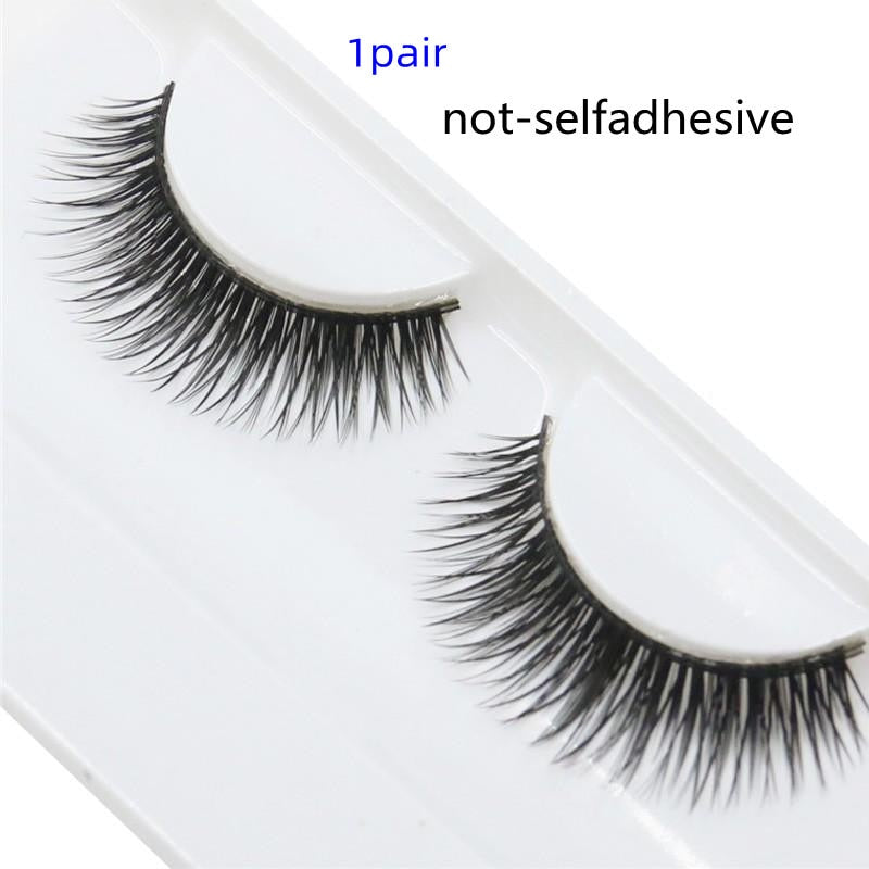 Gradient Color False Eyelashes 5pairs 3D Faux 100% Mink Fake Lashes Hair Fluffy Soft Lash Extension Reusable