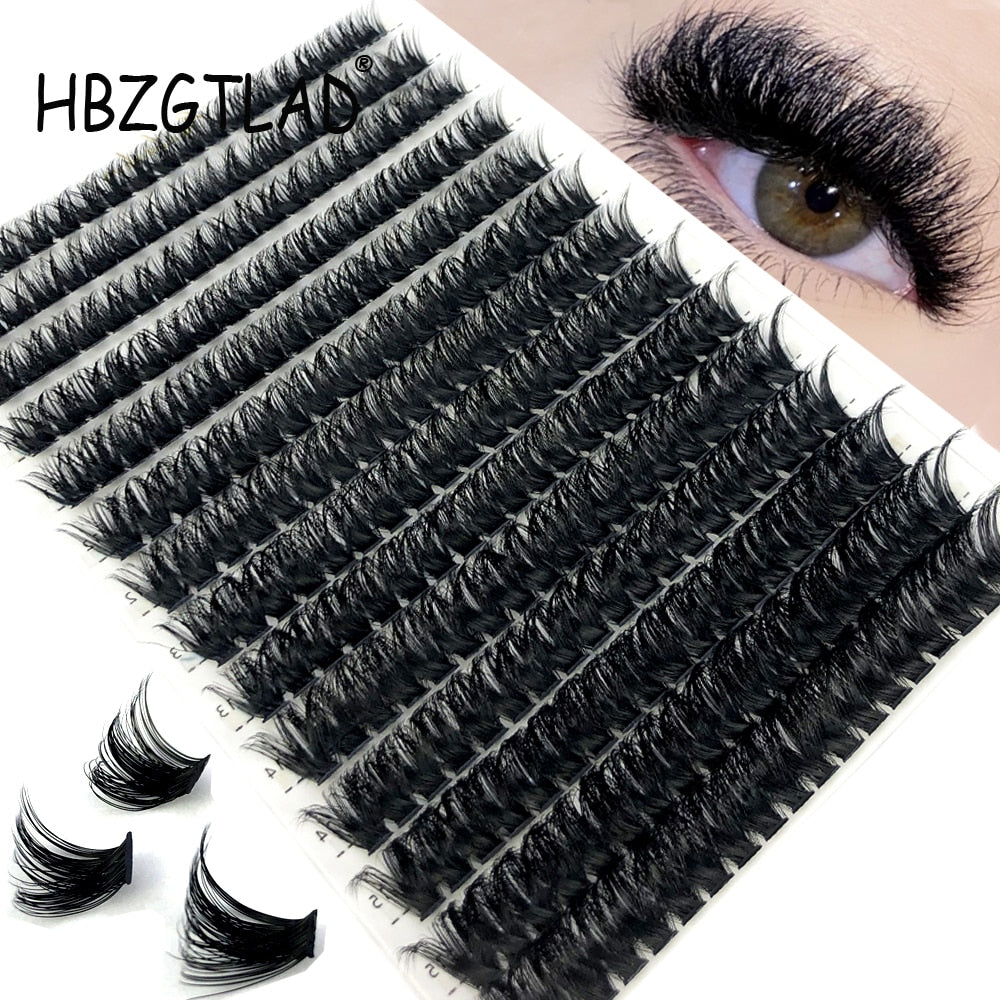 60D/80D Mink Eyelashes 100/280 Bundles Natural Eyelash extension 3D Russia Volume Individual Eyelash Cluster Lashes