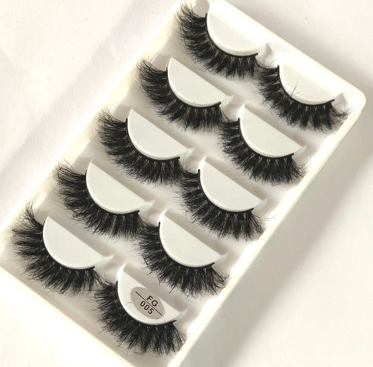 5 Pairs Handmade 3d mink lashes short False Eyelashes Dense Natural Long Messy Eye Lashes Reusable Stage False Eyelashes