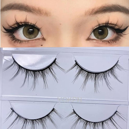False Eyelashes Artificial Eyelashes Stickers Net Red with The Same Natural A-Type Fairy Hair