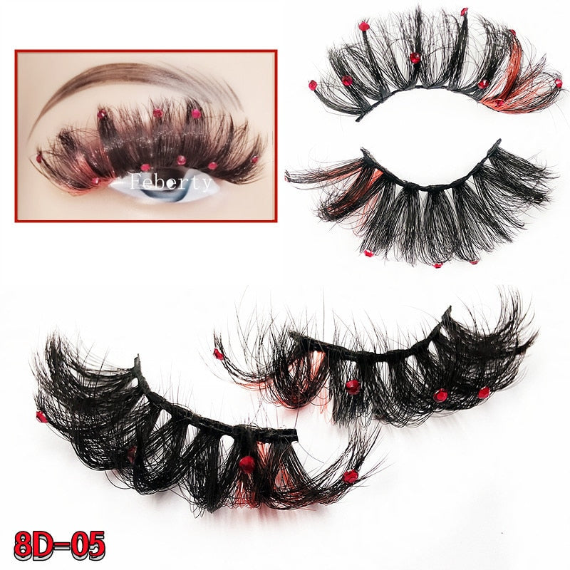 Faux Mink 25mm Lashes With Butterflys or flowers On Them Full Strip False Eyelashes Butterfly Lash For party